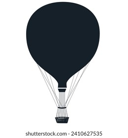 Balloon Ascension with lightweight wicker basket
