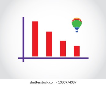 Balloon Attractions Tourist Decrease Graph