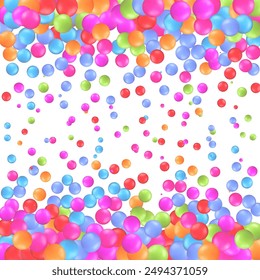 Balloon background. Presentation layout. Geometric pattern.