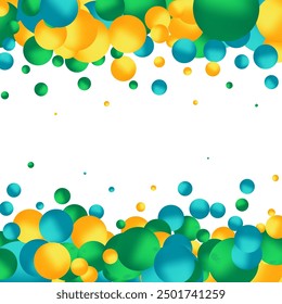 Balloon background. Presentation layout. Geometric pattern.
