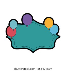 balloon banner globe