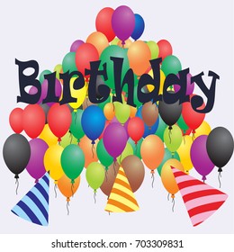 balloon and birtday