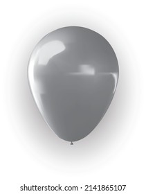 Balloon black for gifts vector