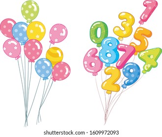 Balloon Bundle Vector Illustration Pack