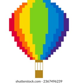 icono de dibujos animados en forma de píxel	
