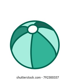 Balloon cartoon isolated vector illustration
