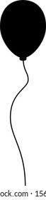 Balloon Cartoon Vector Graphic Silhouette