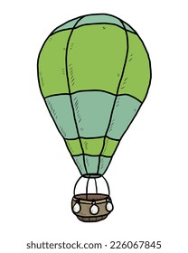 balloon / cartoon vector and illustration, hand drawn style, isolated on white background.