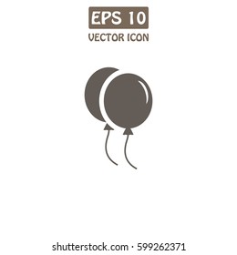 Balloon, Celebration, internet concept. Vector Icon. 