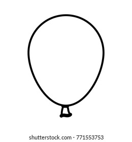 Balloon celebration symbol