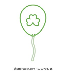 Balloon with clover icon