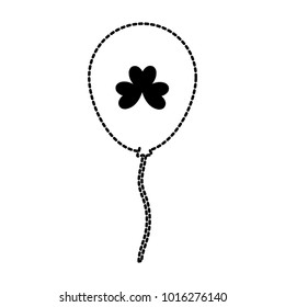 Balloon with clover icon