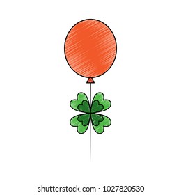 balloon clover ornament decoration icon