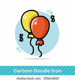 balloon color doodle