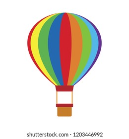 balloon colorful on white background