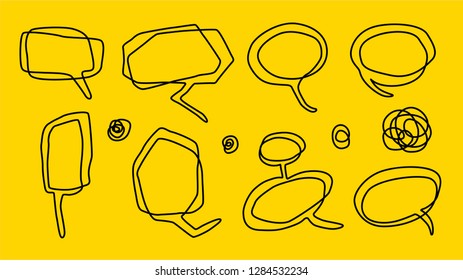 Balloon comics contour drawing style