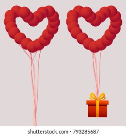 Balloon concept for decoration. Celebration vector illustration design. Colored balloon for holiday celebration.