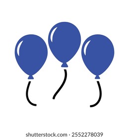 Ballon, Dekorationssymbol, Vektorgrafiken