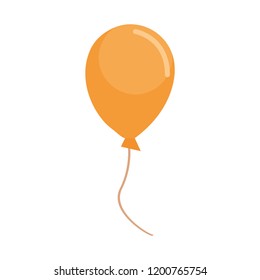 balloon decoration on white background