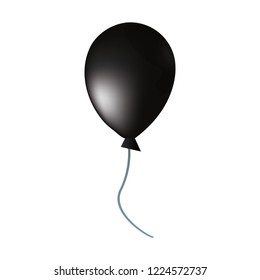 balloon decoration on white background