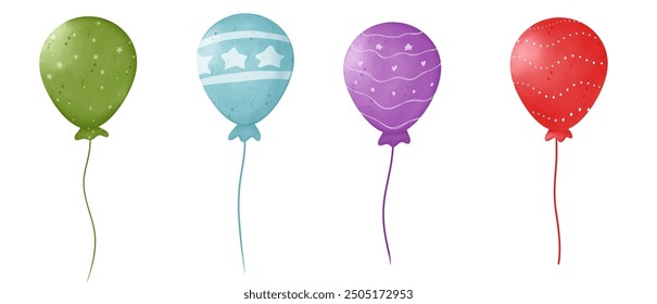 Balloon decorations for special occasions during Christmas and the winter months.