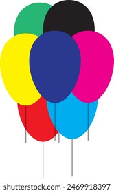 balloon design, colorful ballon design.