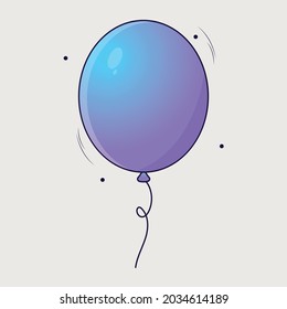 Balloon Design vector | Flat design 
