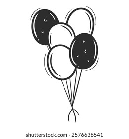 balloon design vector illustration on white background

