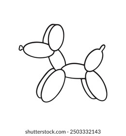 Balloon Dog Cut File, Party Balloon, Balloon Dog Birthday, Balloon Dog Vector Clipart, Cricut, Stencil, Vector Files for Cricut