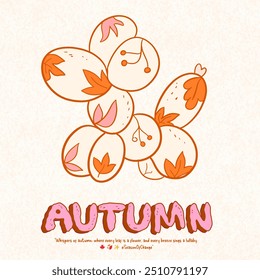 Balloon dog Groovy fall clipart Retro vintage autumn drink  Retro fall Trendy  Hippie Flower Cute Ghosts Pumpkins Halloween gift Fall Pumpkin Shirt, Comfort Colors Halloween Shirt, Shirt