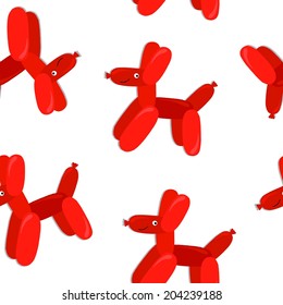 balloon dog pattern
