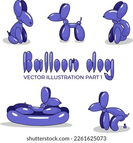 Balloon Dog Vector Illustration Part 1