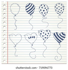 balloon doodle