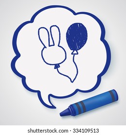 balloon doodle drawing