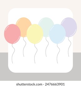 Balloon Element Illustrator Graphic Vector