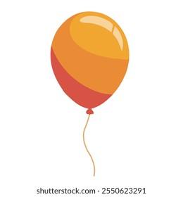 Balloon floating on air with multiple color balloon. Balloon with rope and air balloon for kids