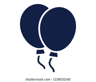 balloon glyph icon , designed for web and app