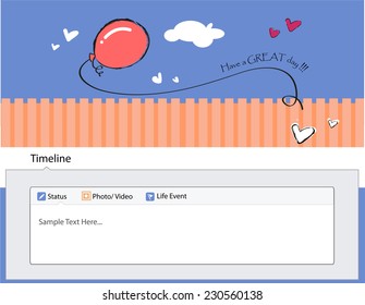 Balloon greeting card