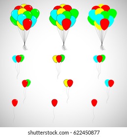 Balloon Groups Vector