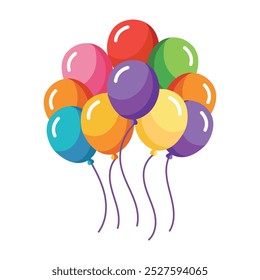 Balloon Hand Drawn Vector Illustration Design.