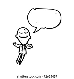 balloon head businessman