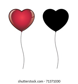 Balloon heart.