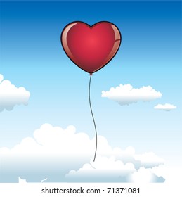 Balloon heart.