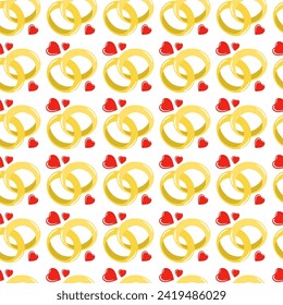 Fondo del patrón del corazón de globo Día de San Valentín