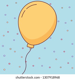 balloon helium floating icon
