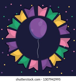 balloon helium floating icon