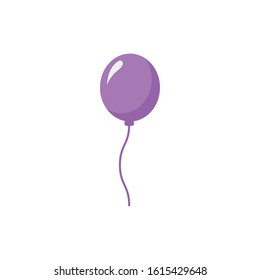 balloon helium floating isolated icon vector illustration design