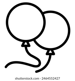 Balloon Holiday travel object illustration
