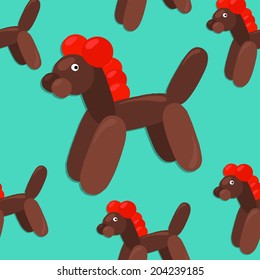 balloon horse pattern
