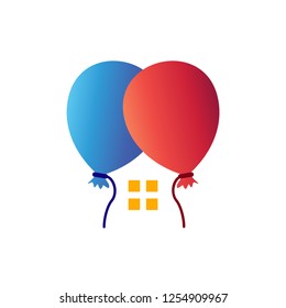 Balloon house logo